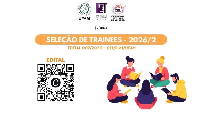 Acesse o Edital de Seleção de Trainees no CR Code acima! 
